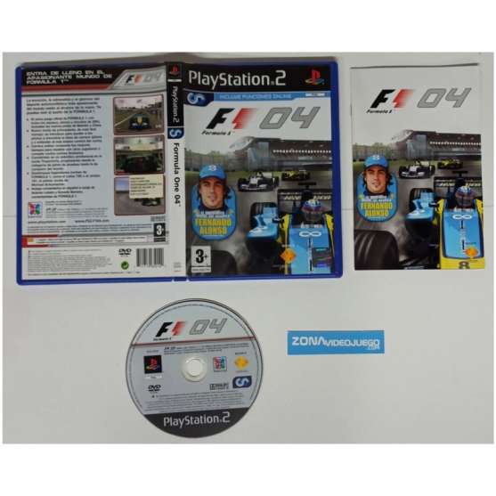 F1 Formula One 04, Sony Playstation 2, Pal-esp