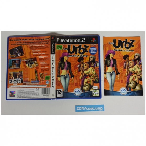 Caja y Manual Los Urbz Sims en la Ciudad Sony Playstation 2, Pal-esp. SIN JUEGO