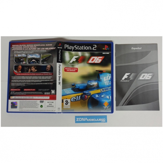 Caja y Manual Formula One 06, Sony Playstation 2, Pal-esp. SIN JUEGO
