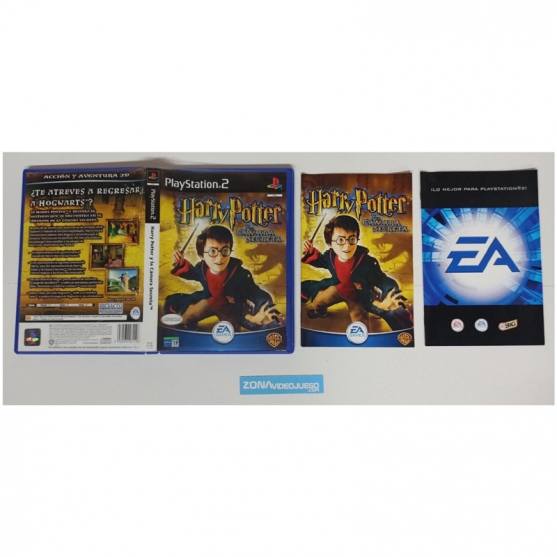 Caja Harry Potter y la Cámara Secreta, Sony Playstation 2, Pal-esp. SIN JUEGO
