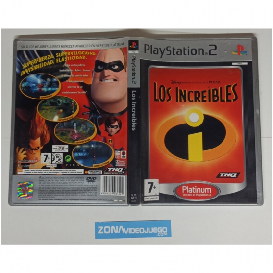 Caja vacia Los Increibles, Sony Playstation 2, Pal-esp. SIN JUEGO