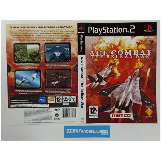 Caratula Original Ace Combat The Belkan War, Playstation 2