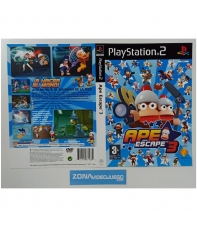 Caratula Original Ape Escape 3, Playstation 2