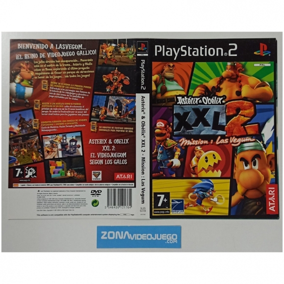 Caratula Original Asterix & Obelix XXL 2, Playstation 2