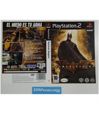 Caratula Original Batman Begins, Playstation 2