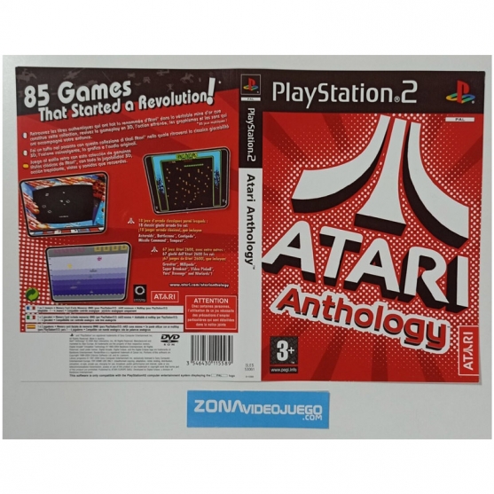 Caratula Original Atary Anthology, Playstation 2