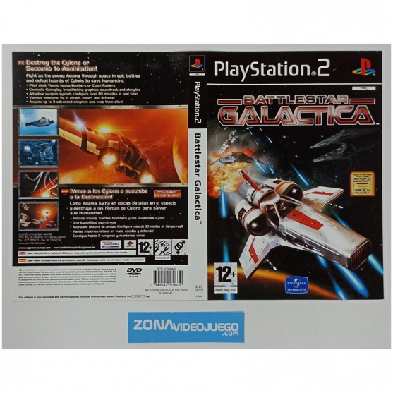 Caratula Original Battlestar Galactica, Playstation 2