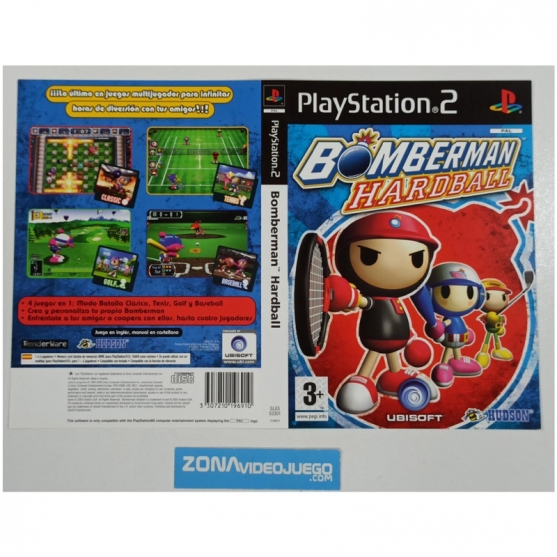 Caratula Original Bomberman Hardball, Playstation 2