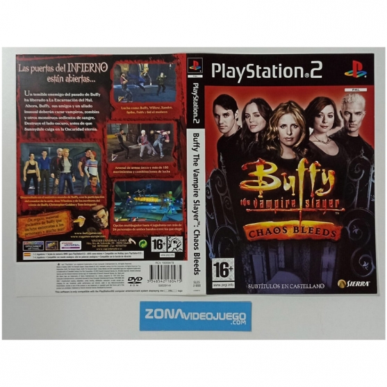 Caratula Original Buffy the Vampire Slayer Chaos, Playstation 2