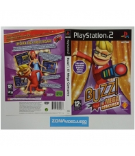 Caratula Original Buzz! El Mega Concurso, Playstation 2