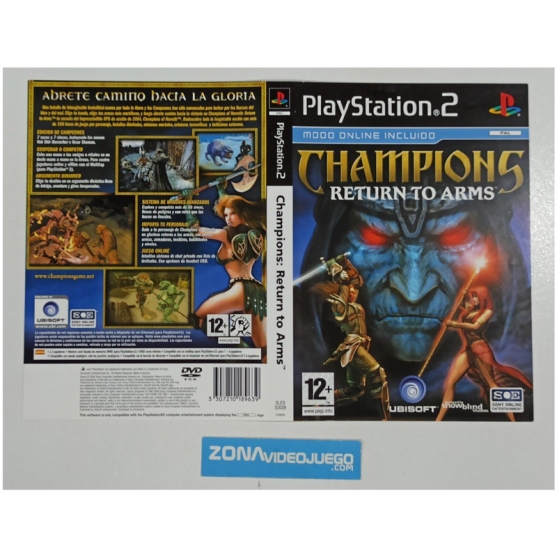 Caratula Original Champions Return to Arms, Playstation 2