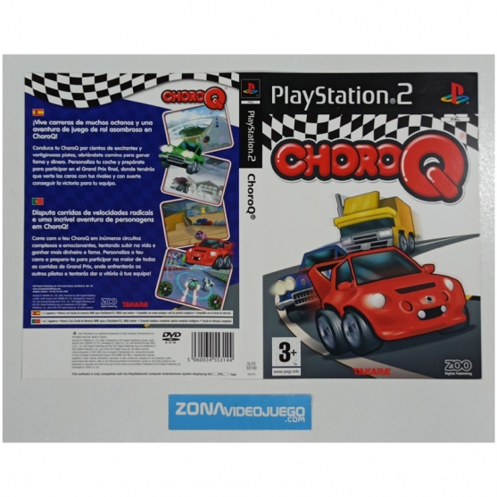 Caratula Original ChoroQ, Playstation 2