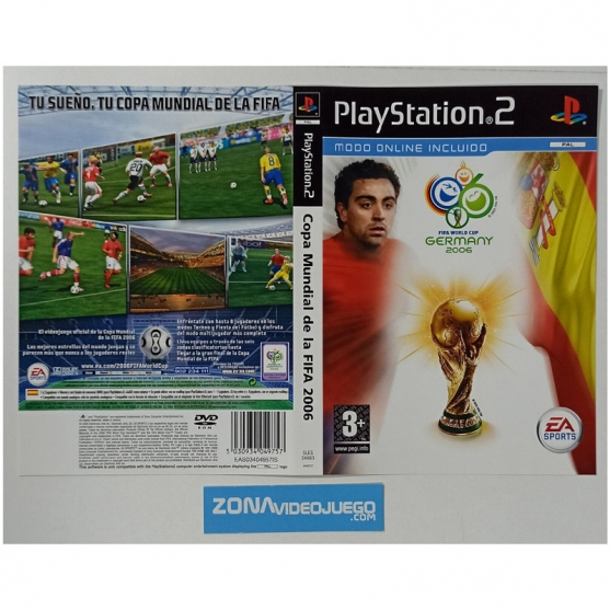 Caratula Original Copa Mundial de la Fifa 2006, Playstation 2