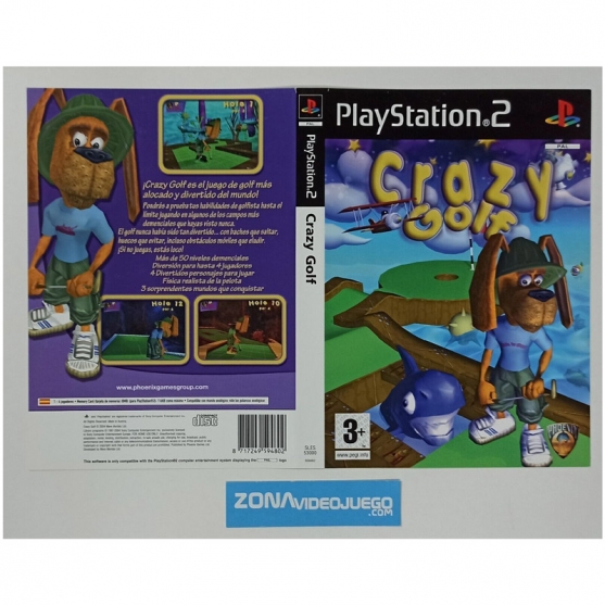 Caratula Original Crazy Golf, Playstation 2
