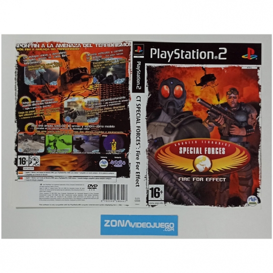 Caratula Original Ct Special Forces fire of effect, Playstation 2