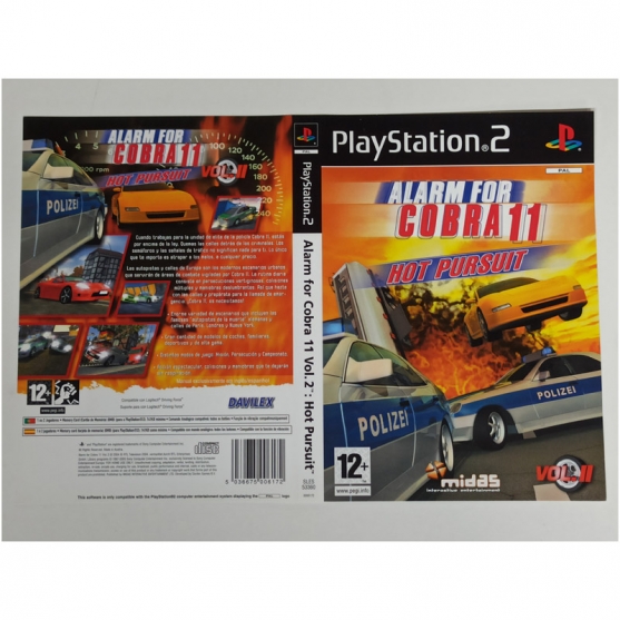 Caratula Original Alarm for Cobra 11 Vol.2, Playstation 2