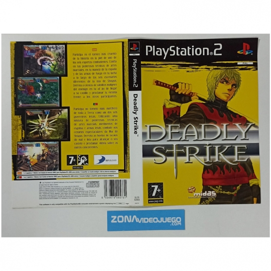 Caratula Original Deadly Strike, Playstation 2