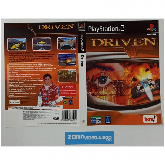 Caratula Original Driven, Playstation 2