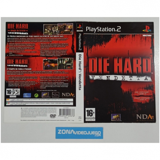 Caratula Original Die Hard Vendetta, Playstation 2