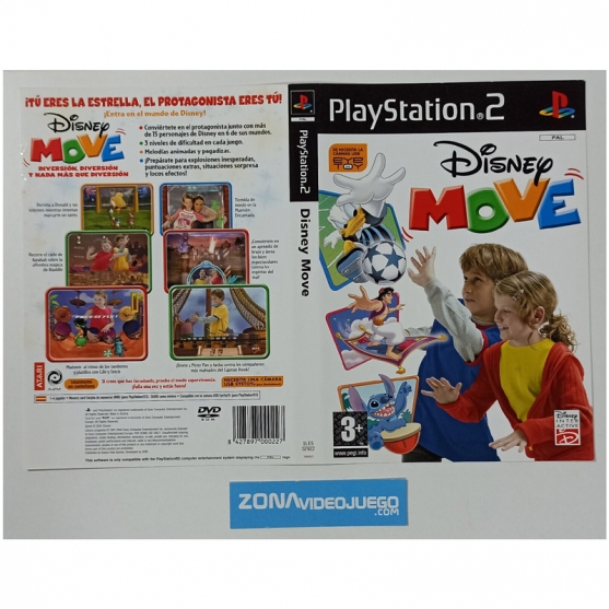 Caratula Original Disney Move, Playstation 2