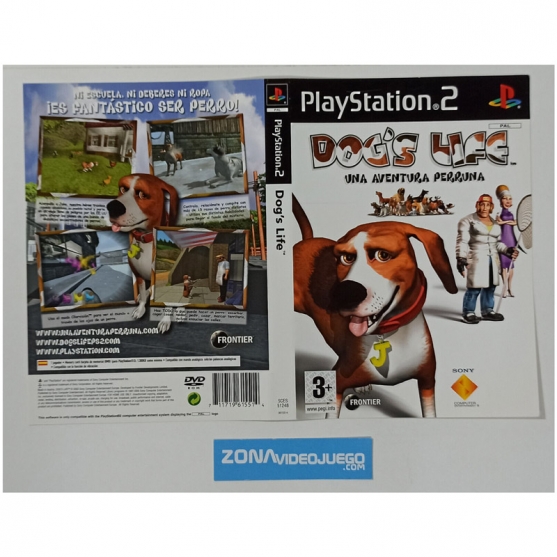 Caratula Original Dog's Life, Playstation 2