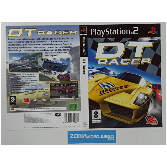 Caratula Original Dt Racer, Playstation 2