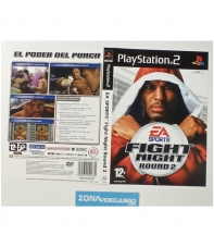 Caratula Original EA Sports Fight Night Round 2, Playstation 2
