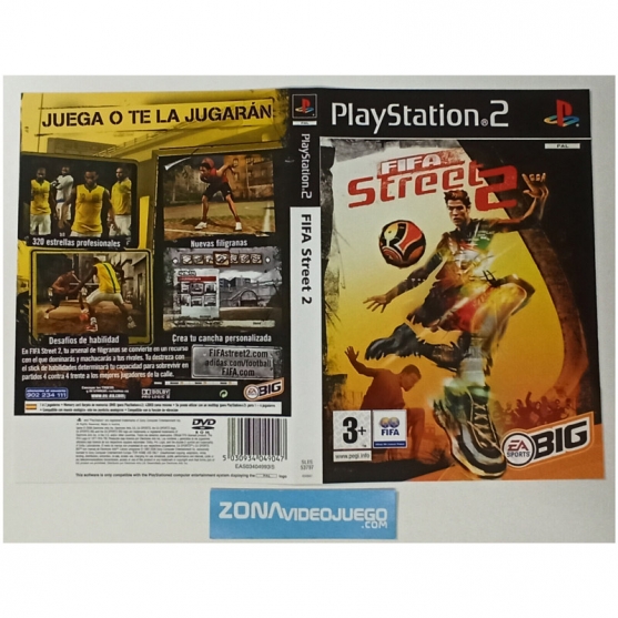 Caratula Original Fifa Street 2, Playstation 2