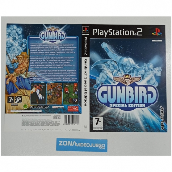 Caratula Original Gunbird Special Edition, Playstation 2