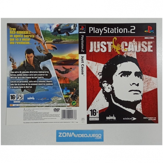 Caratula Original Just Cause, Playstation 2