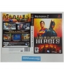 Caratula Original La Liga de la Juticia Heroes, Playstation 2