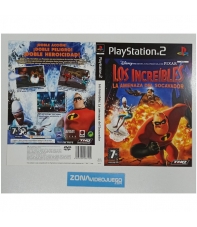 Caratula Original Los Increibles Amenaza Socavador, Playstation 2