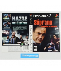 Caratula Original Los Soprano Cuestión de Respeto, Playstation 2
