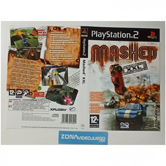Caratula Original Mashed XXL, Playstation 2