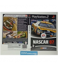 Caratula Original Nascar 07, Playstation 2