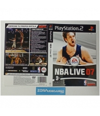 Caratula Original Nba Live 07, Playstation 2