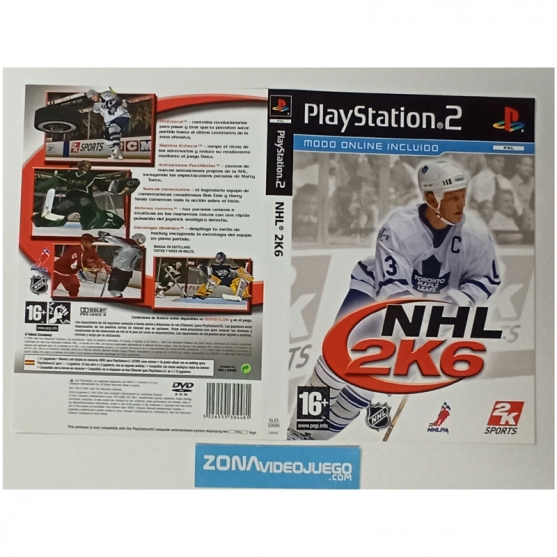 Caratula Original NHL 2K6, Playstation 2