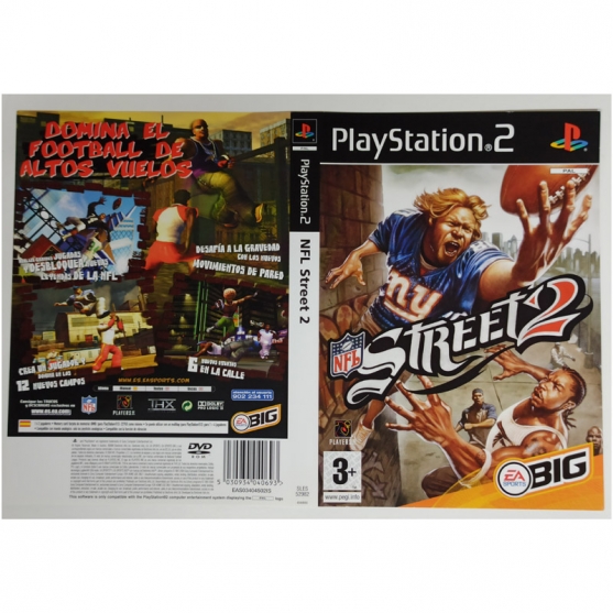 Caratula Original NFL Street 2, Playstation 2