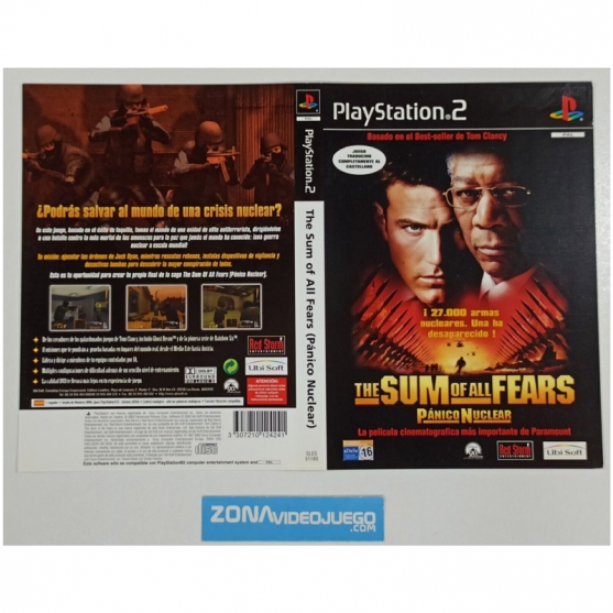 Caratula Original Pánico Nuclear, Playstation 2