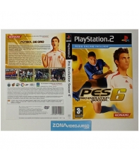 Caratula Original Pro Evolution Soccer 6, Playstation 2