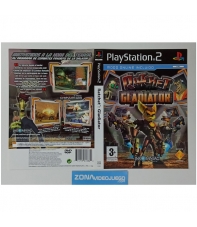 Caratula Original Ratchet Gladiator, Playstation 2