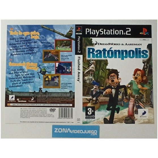 Caratula Original Ratónpolis, Playstation 2
