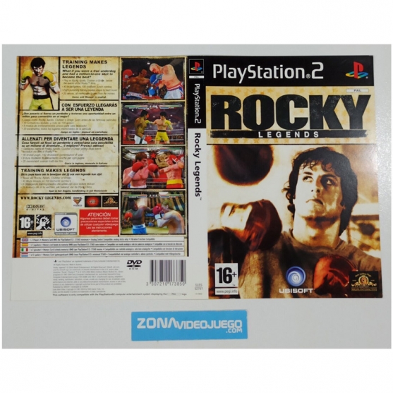 Caratula Original Rocky Legends, Playstation 2