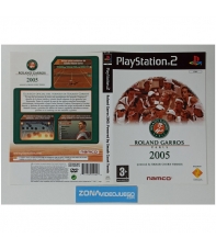 Caratula Original Roland Garros 2005, Playstation 2