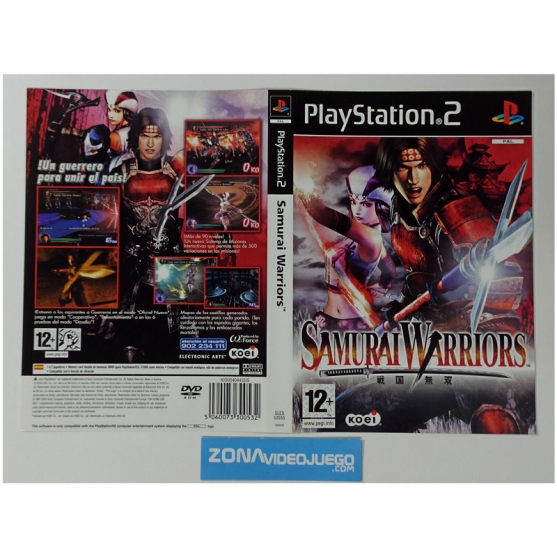Caratula Original Samurai Warriors, Playstation 2