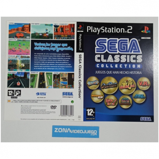 Caratula Original Sega Classics Collection, Playstation 2