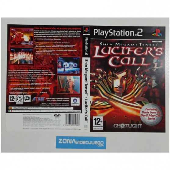 Caratula Original Shin Megami Tensei Lucifer's Call, Playstation 2