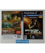 Caratula Original Splinter Cell Pandora Tomorrow, Playstation 2