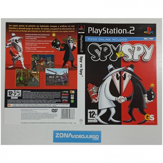 Caratula Original Spy vs Spy, Playstation 2