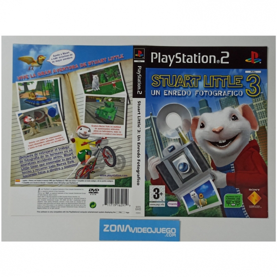 Caratula Original Stuart Little 3, Playstation 2